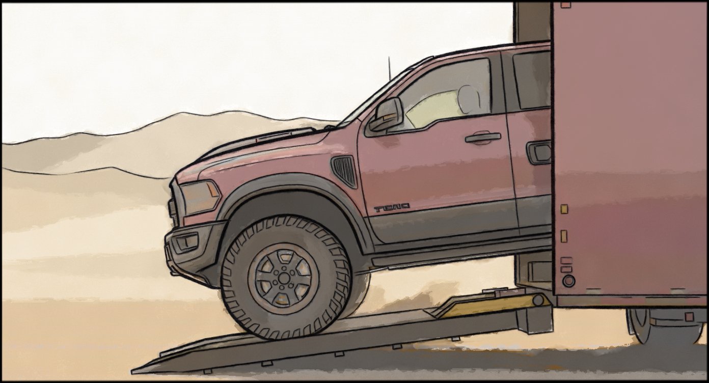 Storyboards - storyboard frame 8 by Dakota Warren